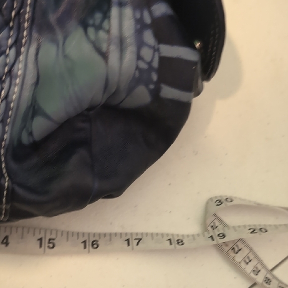 Angel Barcelo Blue Washed Leather Women's Handbag Good Pre-owned Condition - Picture 8 of 10